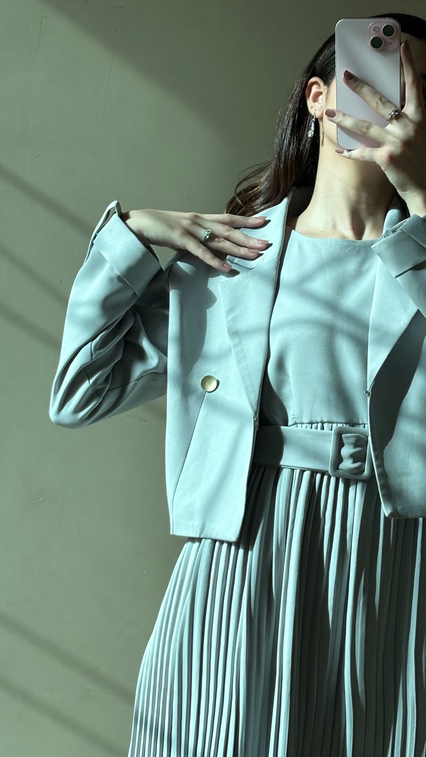 Two pieces Korean Elegant Dress