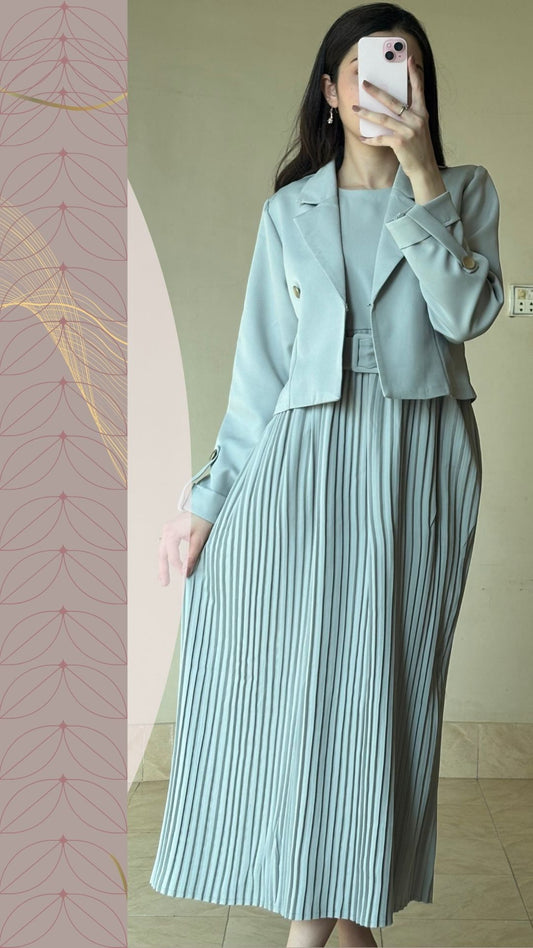 Two pieces Korean Elegant Dress